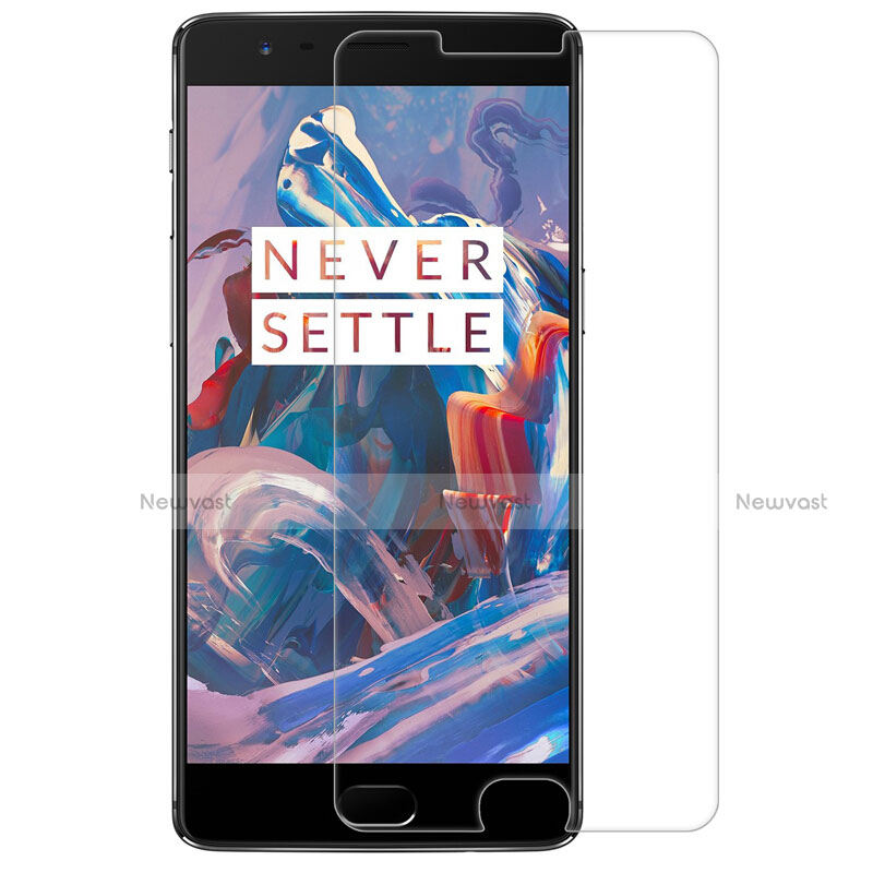 Ultra Clear Tempered Glass Screen Protector Film T01 for OnePlus 3 Clear