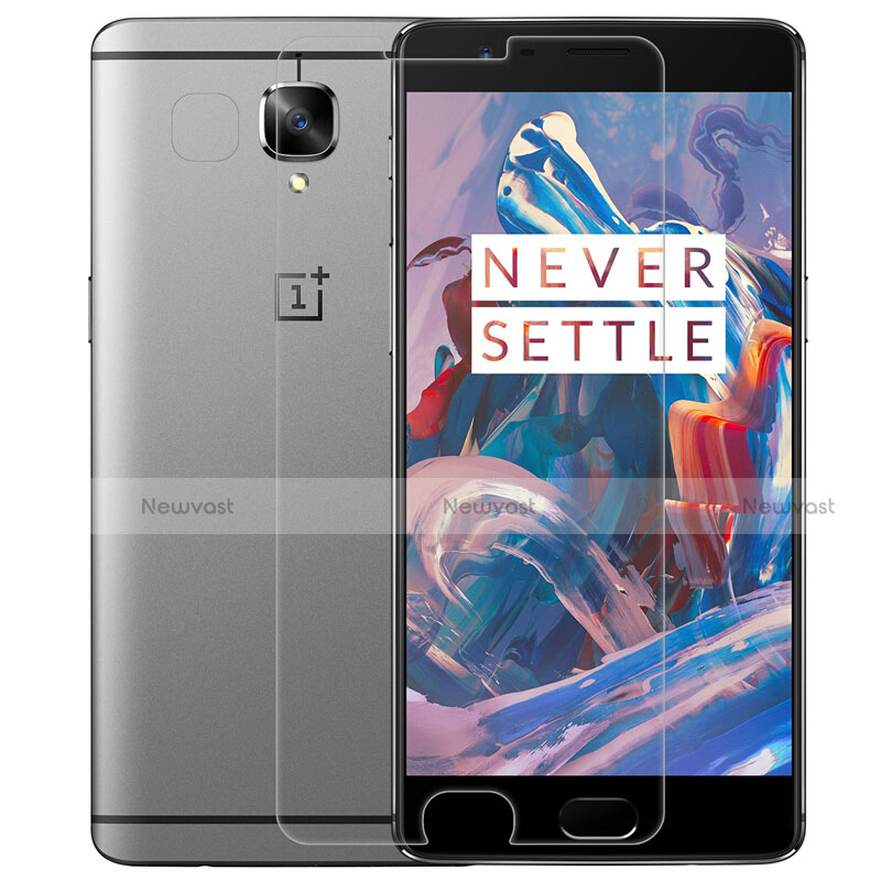 Ultra Clear Tempered Glass Screen Protector Film T01 for OnePlus 3 Clear