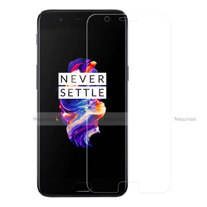 Ultra Clear Tempered Glass Screen Protector Film T01 for OnePlus 5 Clear