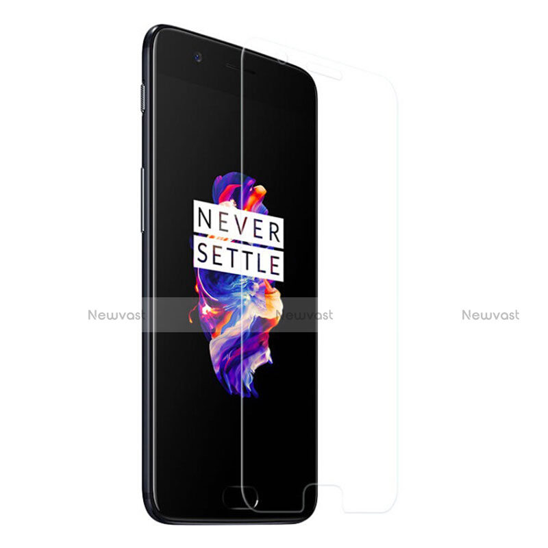 Ultra Clear Tempered Glass Screen Protector Film T01 for OnePlus 5 Clear