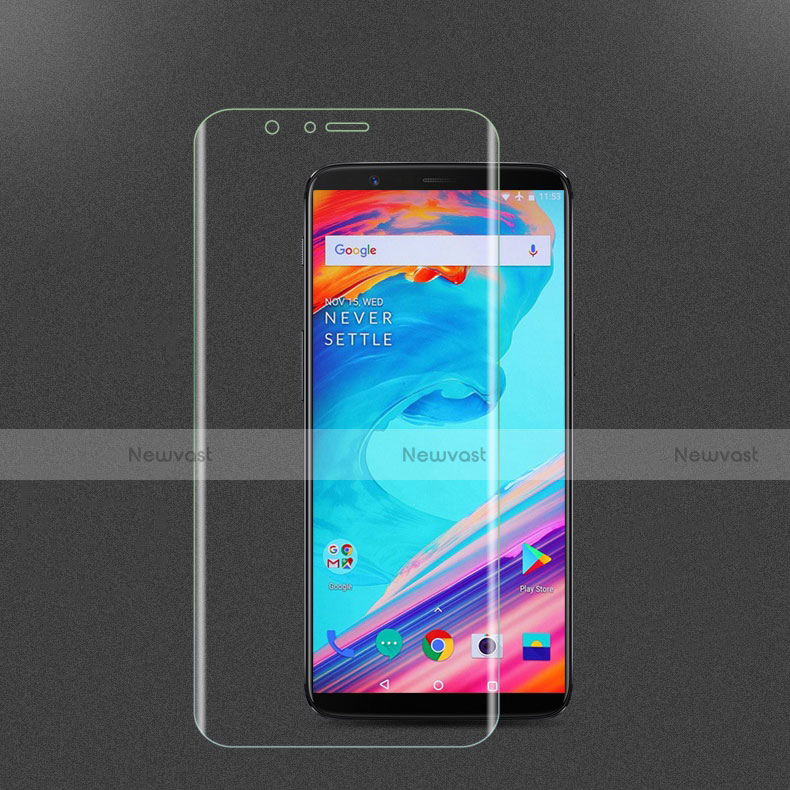 Ultra Clear Tempered Glass Screen Protector Film T01 for OnePlus 5T A5010 Clear