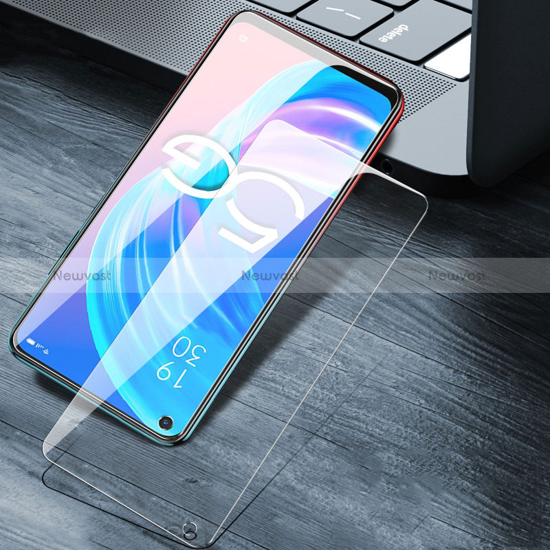 Ultra Clear Tempered Glass Screen Protector Film T01 for Oppo A53 5G Clear