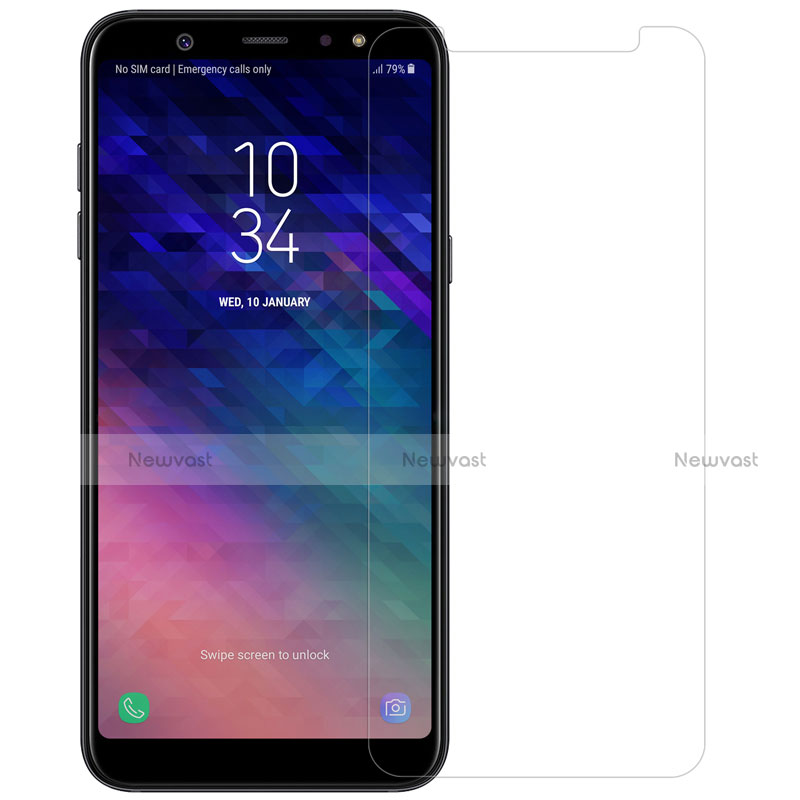 Ultra Clear Tempered Glass Screen Protector Film T01 for Samsung Galaxy A6 Plus (2018) Clear