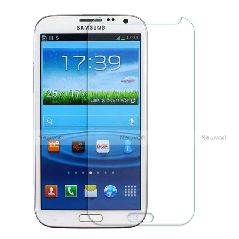 Ultra Clear Tempered Glass Screen Protector Film T01 for Samsung Galaxy Note 2 N7100 N7105 Clear