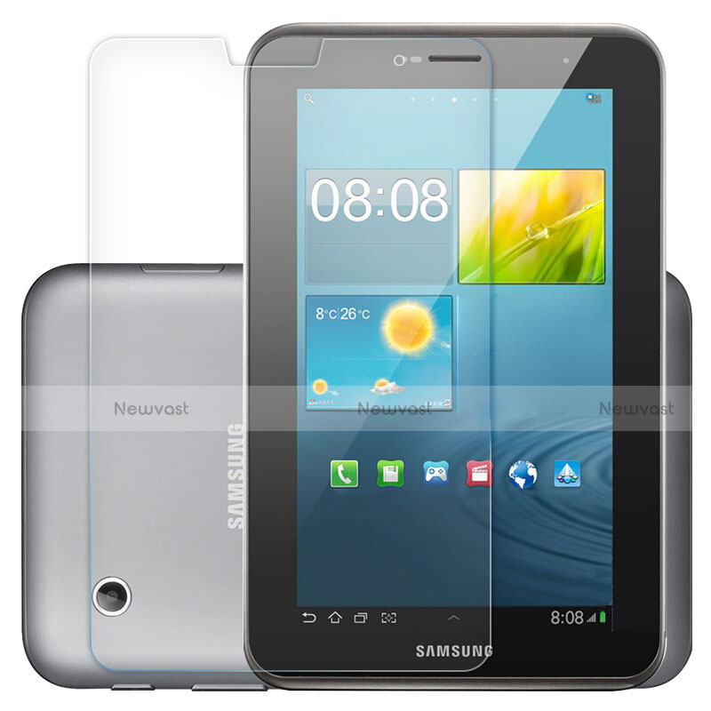 Ultra Clear Tempered Glass Screen Protector Film T01 for Samsung Galaxy Tab 2 7.0 P3100 P3110 Clear