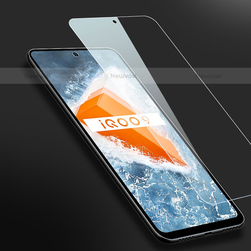Ultra Clear Tempered Glass Screen Protector Film T01 for Vivo iQOO 9 5G Clear