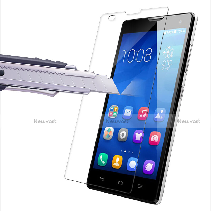 Ultra Clear Tempered Glass Screen Protector Film T02 for Huawei Honor 3C Clear