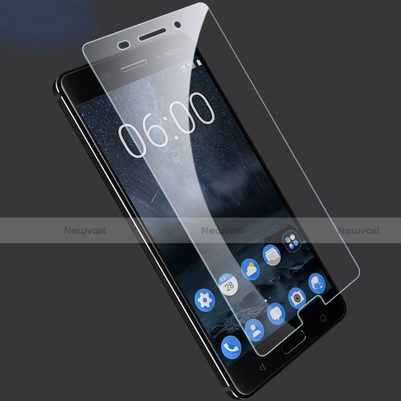 Ultra Clear Tempered Glass Screen Protector Film T02 for Nokia 6 Clear