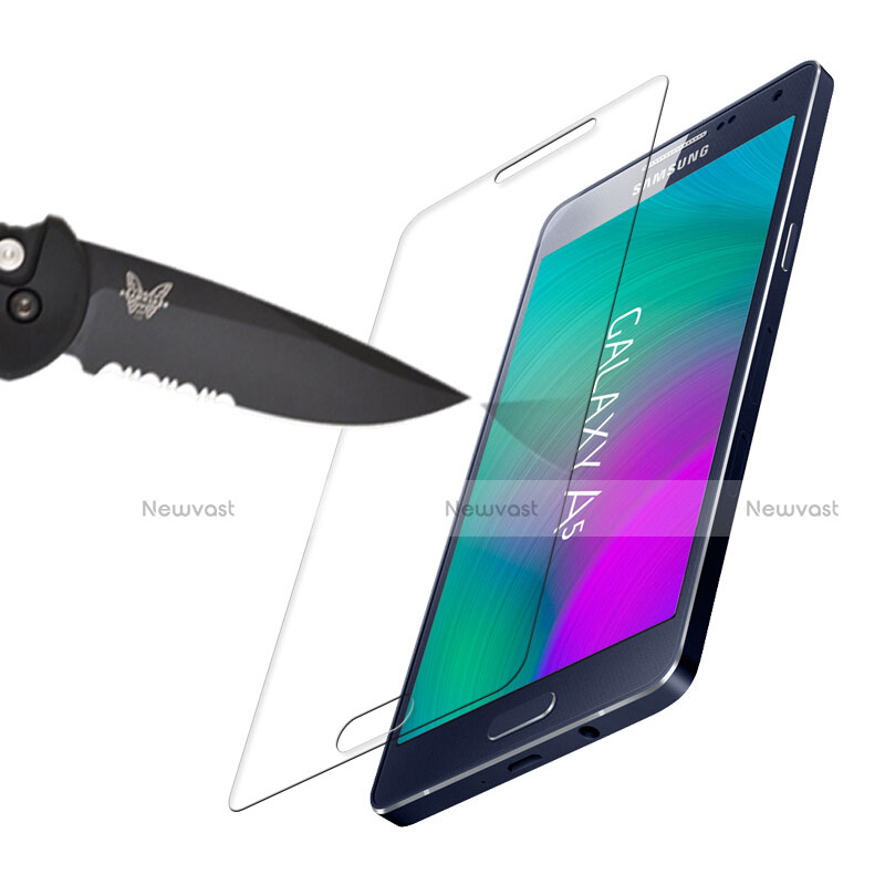 Ultra Clear Tempered Glass Screen Protector Film T02 for Samsung Galaxy A5 Duos SM-500F Clear