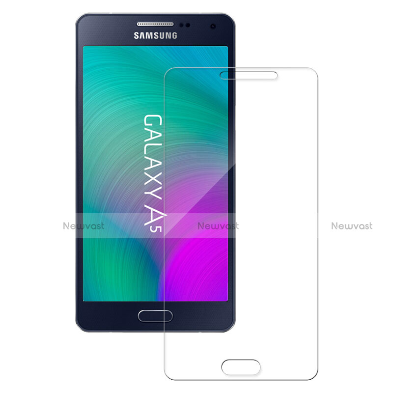 Ultra Clear Tempered Glass Screen Protector Film T02 for Samsung Galaxy A5 Duos SM-500F Clear
