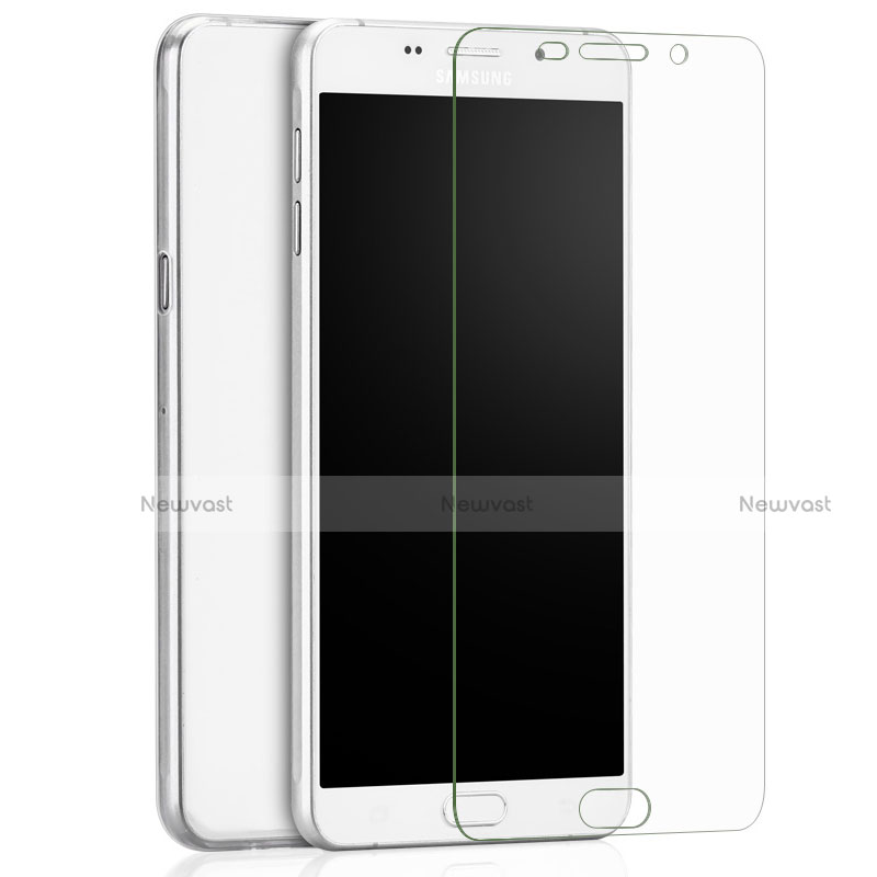 Ultra Clear Tempered Glass Screen Protector Film T02 for Samsung Galaxy A9 Pro (2016) SM-A9100 Clear
