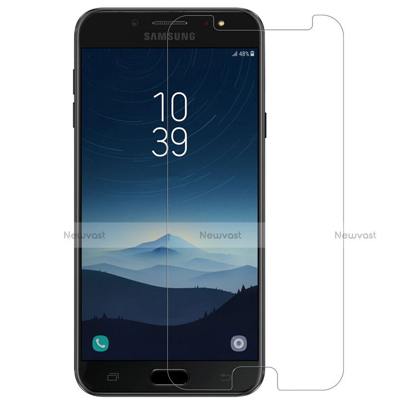 Ultra Clear Tempered Glass Screen Protector Film T02 for Samsung Galaxy C8 C710F Clear