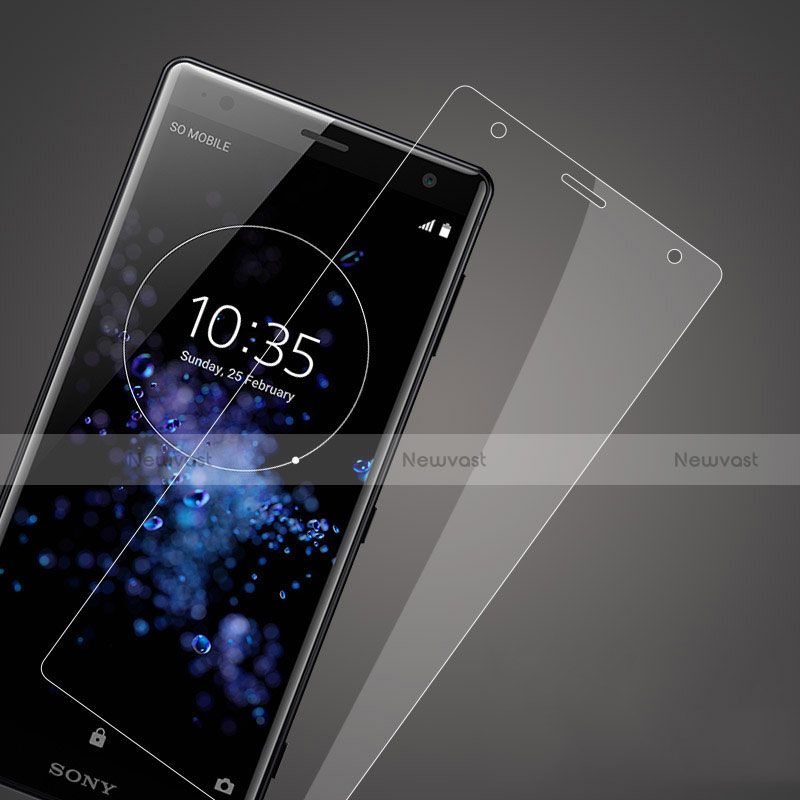 Ultra Clear Tempered Glass Screen Protector Film T02 for Sony Xperia XZ2 Clear