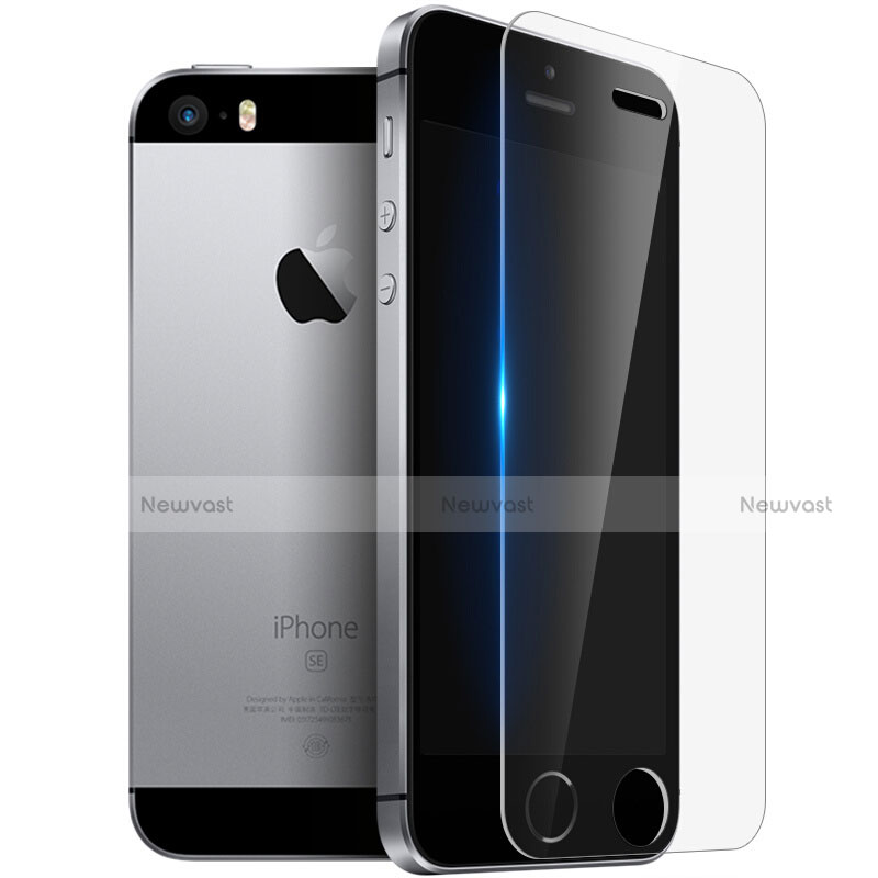 Ultra Clear Tempered Glass Screen Protector Film T03 for Apple iPhone 5S Clear