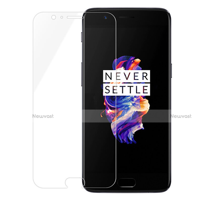 Ultra Clear Tempered Glass Screen Protector Film T03 for OnePlus 5 Clear