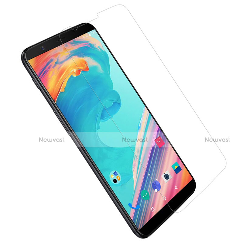 Ultra Clear Tempered Glass Screen Protector Film T03 for OnePlus 5T A5010 Clear