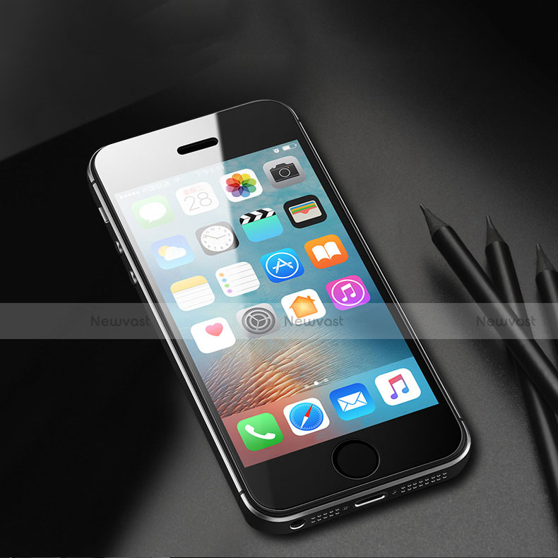 Ultra Clear Tempered Glass Screen Protector Film T04 for Apple iPhone 5S Clear