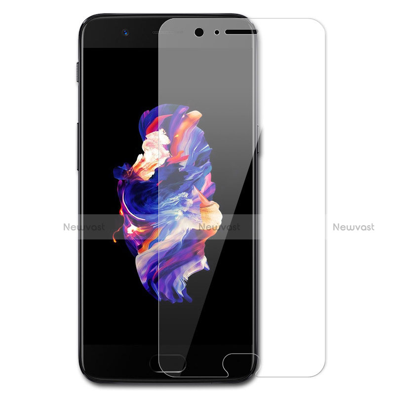 Ultra Clear Tempered Glass Screen Protector Film T06 for OnePlus 5 Clear