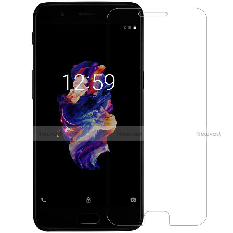Ultra Clear Tempered Glass Screen Protector Film T07 for OnePlus 5 Clear