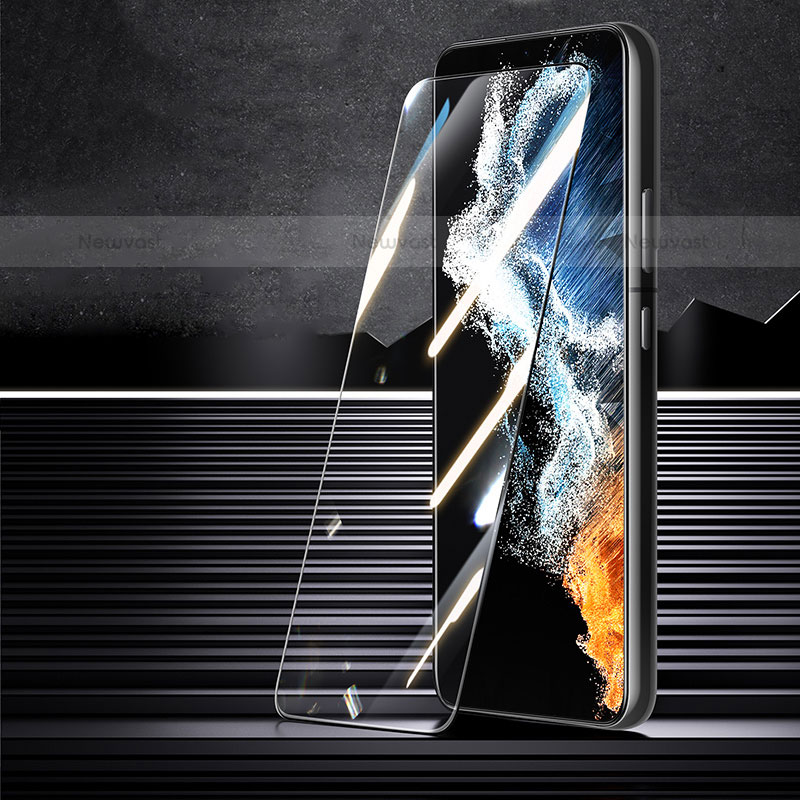 Ultra Clear Tempered Glass Screen Protector Film T07 for Samsung Galaxy S22 5G Clear