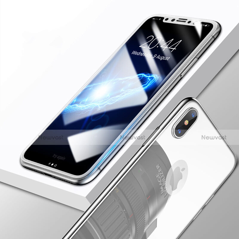 Ultra Clear Tempered Glass Screen Protector Front and Back T01 for Apple iPhone Xs Max White