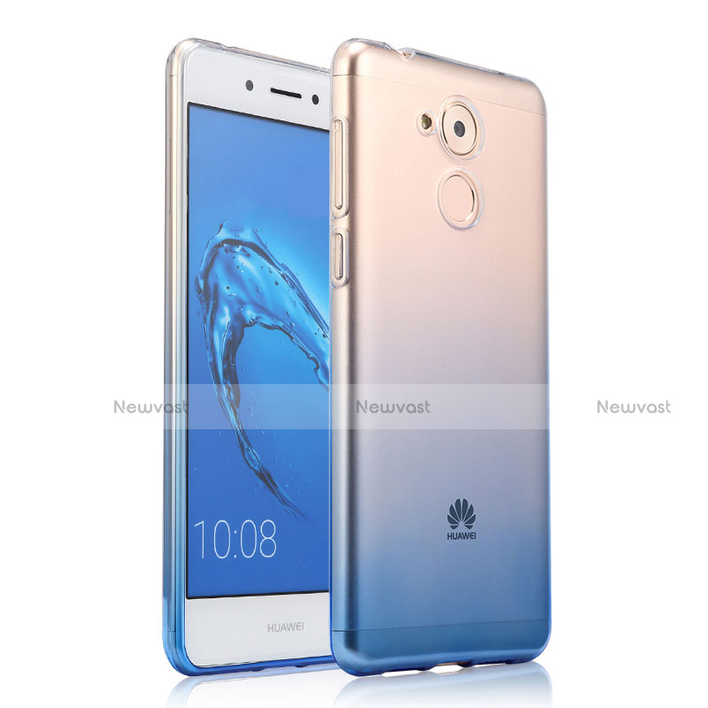 Ultra Slim Transparent Gel Gradient Soft Case for Huawei Enjoy 6S Blue