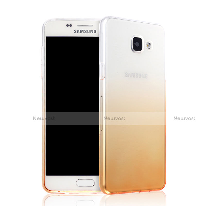 Ultra Slim Transparent Gradient Soft Case for Samsung Galaxy A7 (2016) A7100 Yellow