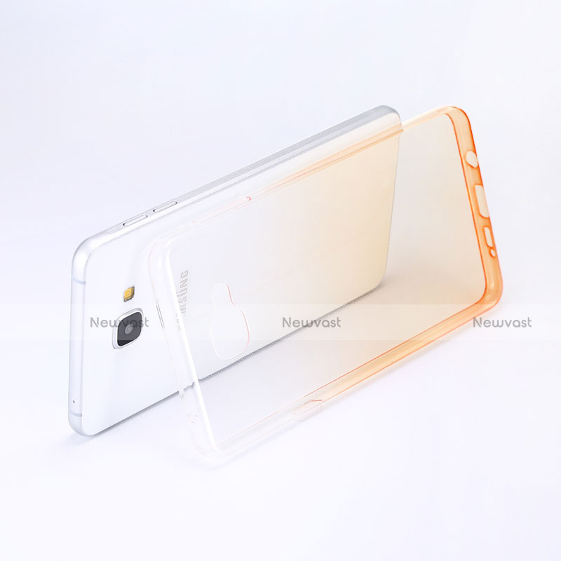 Ultra Slim Transparent Gradient Soft Case for Samsung Galaxy A9 Pro (2016) SM-A9100 Yellow
