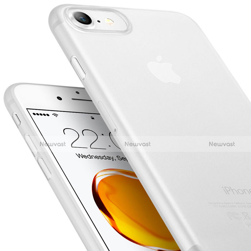 Ultra Slim Transparent Matte Finish Cover for Apple iPhone SE (2020) White