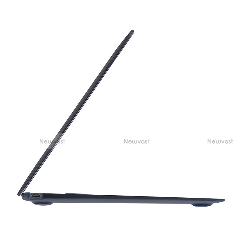 Ultra Slim Transparent Plastic Cover for Apple MacBook 12 inch Gray