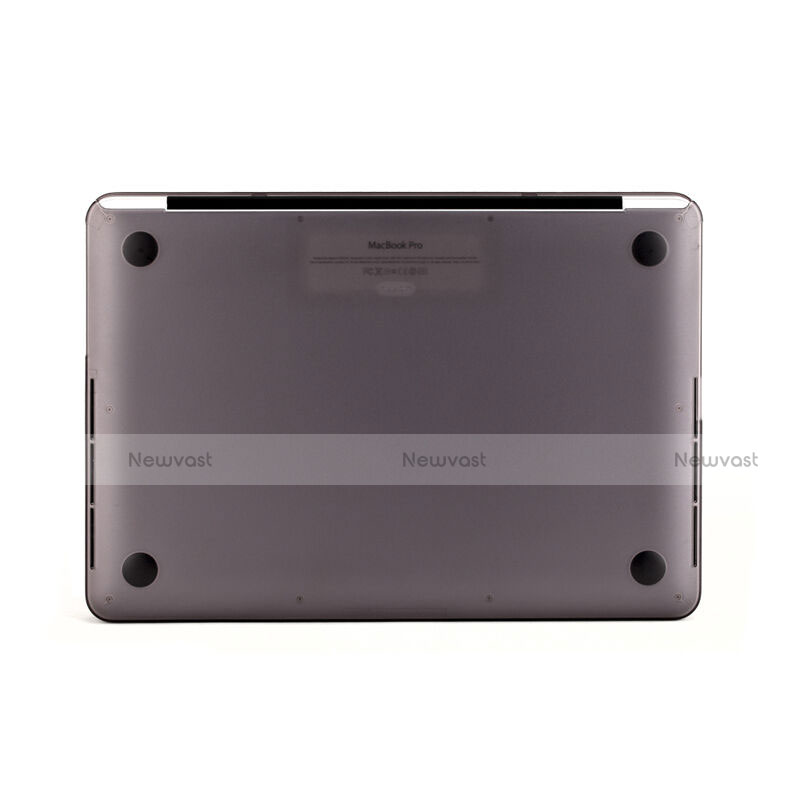 Ultra Slim Transparent Plastic Cover for Apple MacBook Air 11 inch Gray