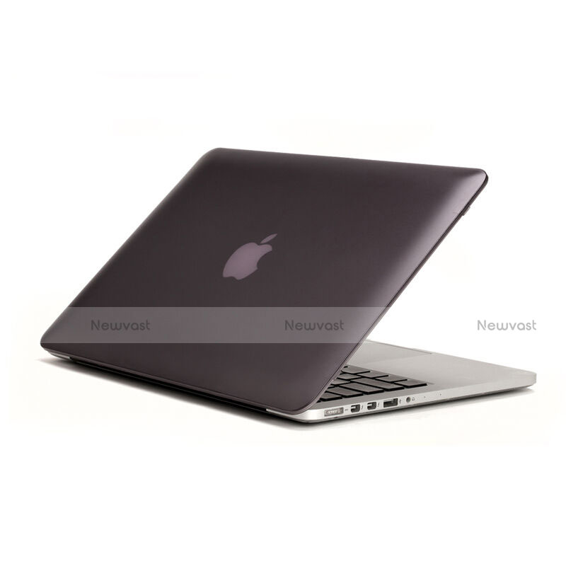 Ultra Slim Transparent Plastic Cover for Apple MacBook Pro 13 inch Gray