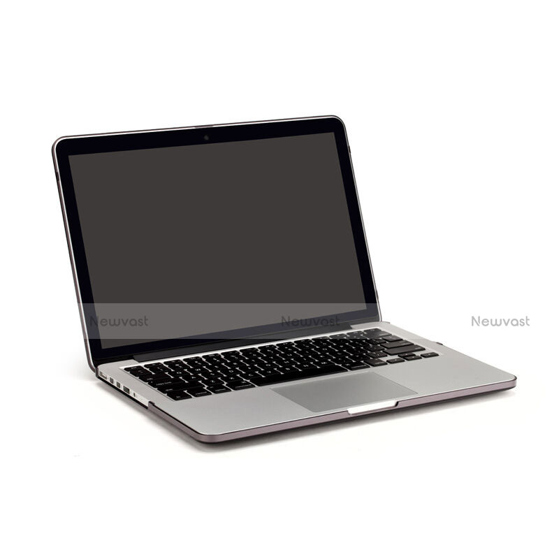 Ultra Slim Transparent Plastic Cover for Apple MacBook Pro 13 inch Retina Gray