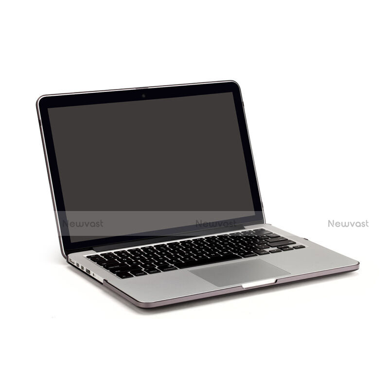 Ultra Slim Transparent Plastic Cover for Apple MacBook Pro 15 inch Retina Gray