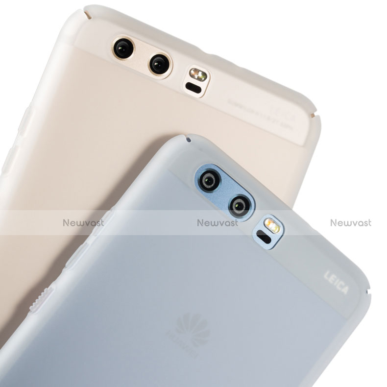 Ultra Slim Transparent Plastic Cover for Huawei P10 Plus White