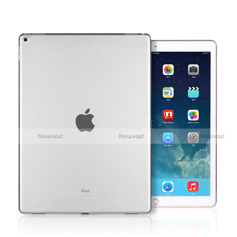 Ultra Slim Transparent TPU Soft Case for Apple iPad Pro 12.9 Clear
