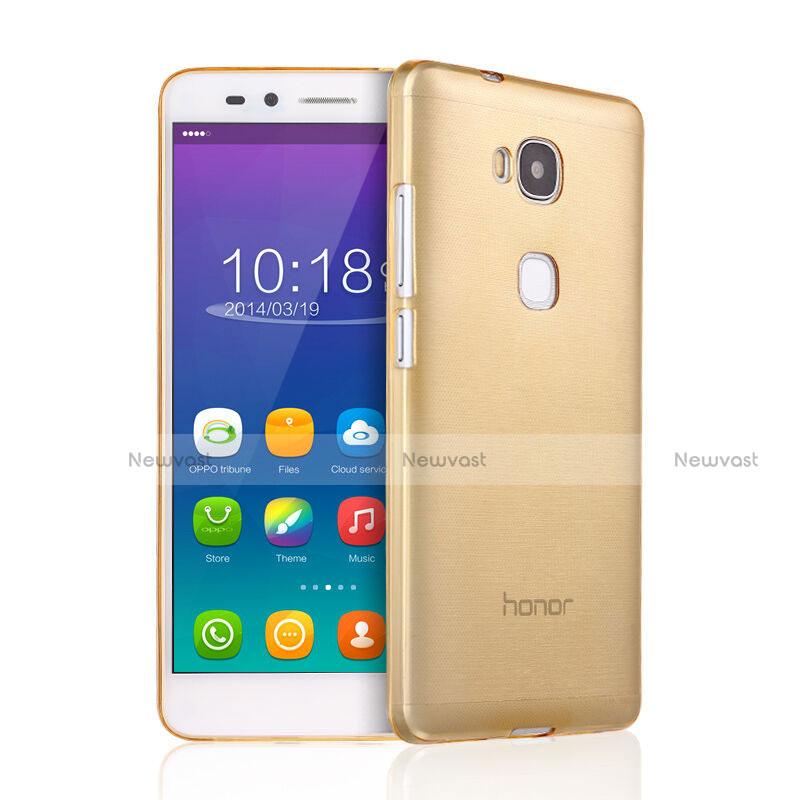Ultra Slim Transparent TPU Soft Case for Huawei GR5 Gold