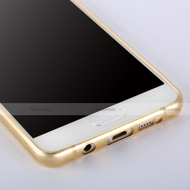 Ultra Slim Transparent TPU Soft Case for Samsung Galaxy A5 (2016) SM-A510F Gold