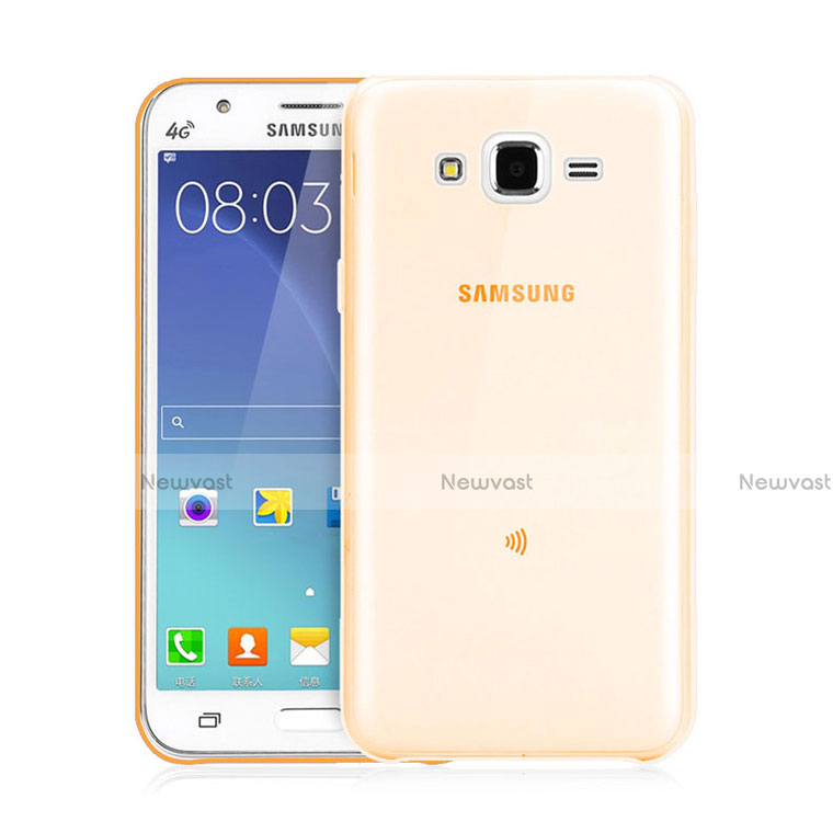 Ultra Slim Transparent TPU Soft Case for Samsung Galaxy J3 Gold