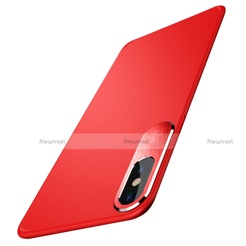 Ultra-thin Plastic Matte Finish Case for Apple iPhone X Red