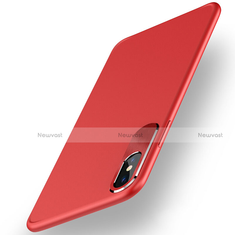 Ultra-thin Plastic Matte Finish Case for Apple iPhone Xs Red