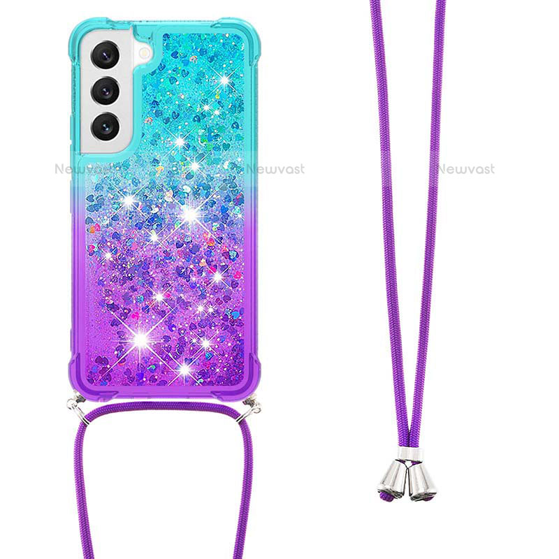 Ultra-thin Silicone Gel Gradient Soft Case Cover Y01B for Samsung Galaxy S22 Plus 5G