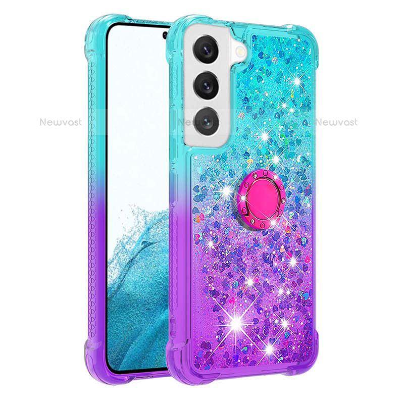 Ultra-thin Silicone Gel Gradient Soft Case Cover Y04B for Samsung Galaxy S21 Plus 5G