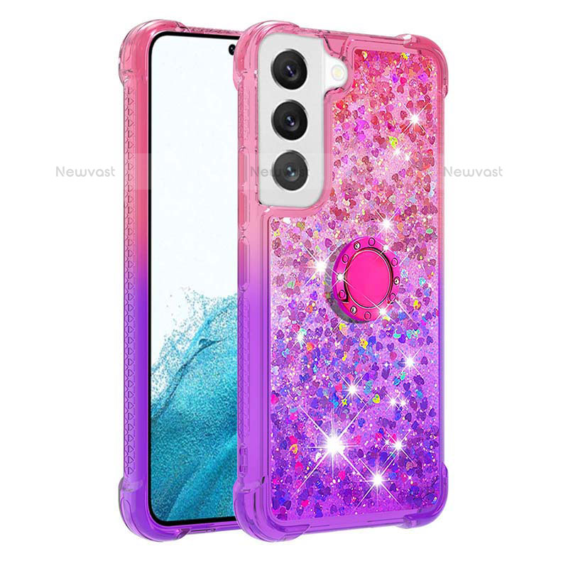 Ultra-thin Silicone Gel Gradient Soft Case Cover Y04B for Samsung Galaxy S21 Plus 5G