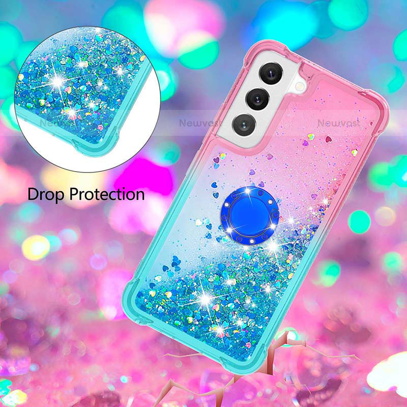 Ultra-thin Silicone Gel Gradient Soft Case Cover Y04B for Samsung Galaxy S21 Plus 5G