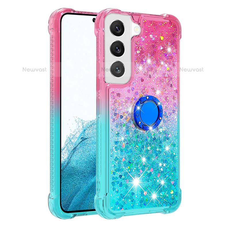 Ultra-thin Silicone Gel Gradient Soft Case Cover Y04B for Samsung Galaxy S22 5G