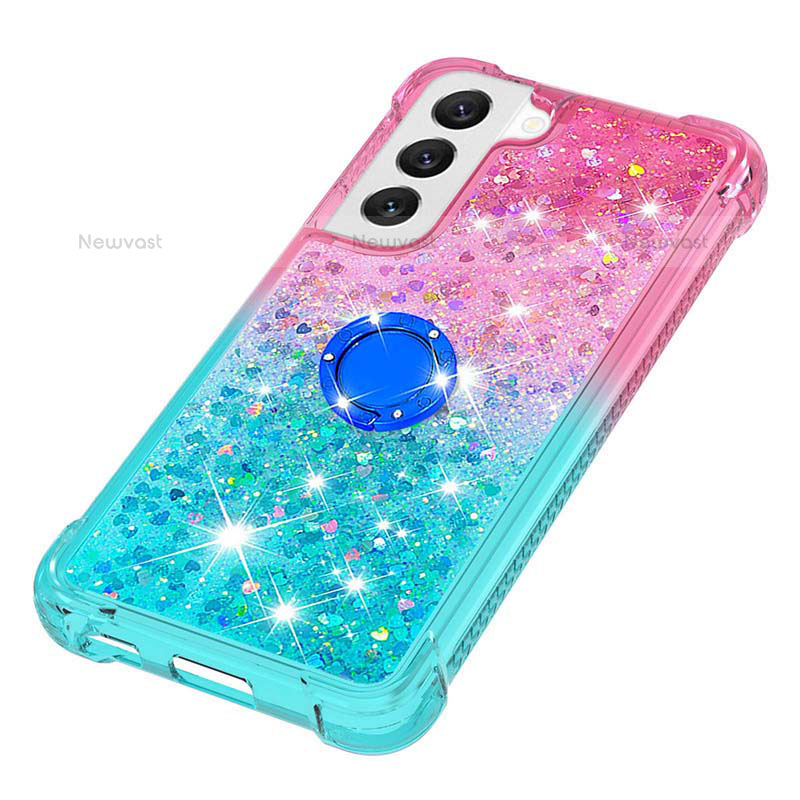 Ultra-thin Silicone Gel Gradient Soft Case Cover Y04B for Samsung Galaxy S22 5G