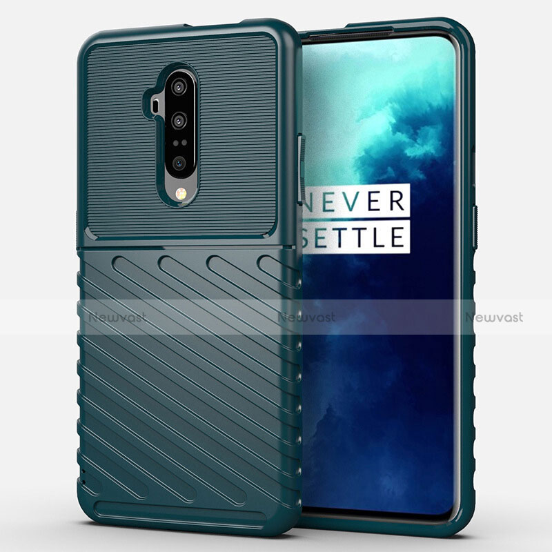 Ultra-thin Silicone Gel Soft Case 360 Degrees Cover A01 for OnePlus 7T Pro Green