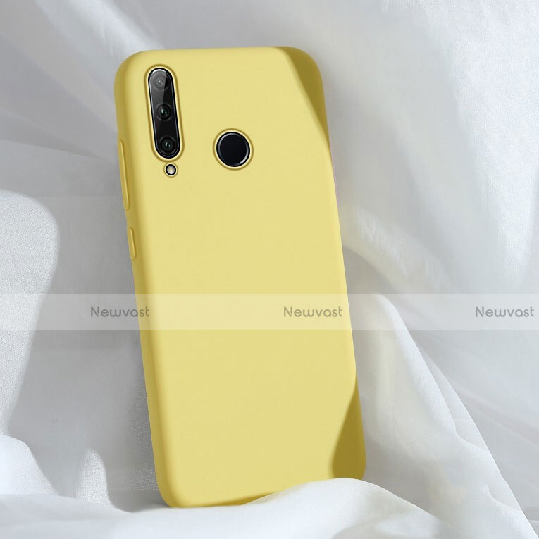 Ultra-thin Silicone Gel Soft Case 360 Degrees Cover C01 for Huawei Honor 20 Lite Yellow