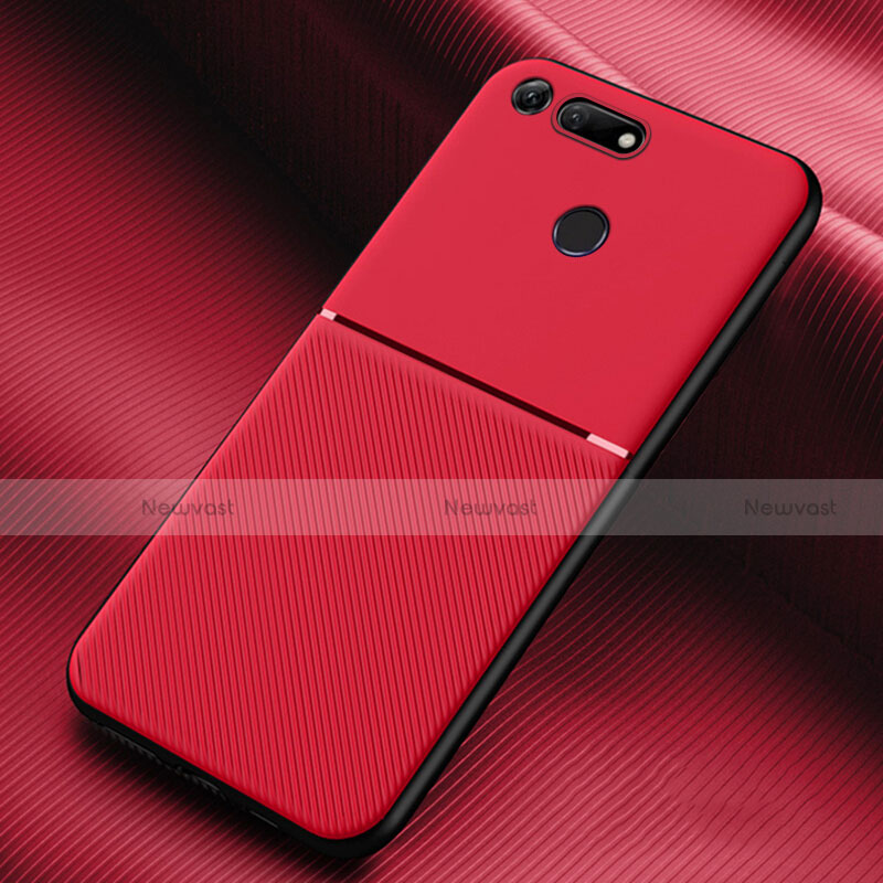 Ultra-thin Silicone Gel Soft Case 360 Degrees Cover C01 for Huawei Honor V20 Red